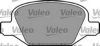 VALEO 597379 Brake Pad Set, disc brake